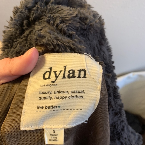 NWOT! dylan‎ True Grit Snap Neck Sherpa Vest, Small - Picture 8 of 8